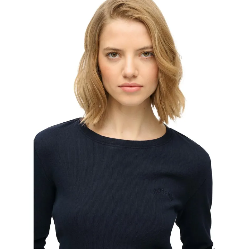 Superdry Essential sweater dames eclipse navy