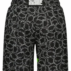 Best SuperRebel Bay all over print zwembroek junior multi black white
