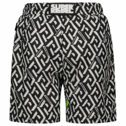 Hot SuperRebel Bay All Over zwembroek junior ao graphic black