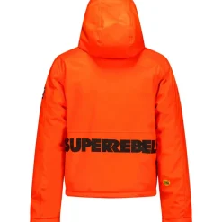 Hot SuperRebel SPACE winterjas junior neon orange