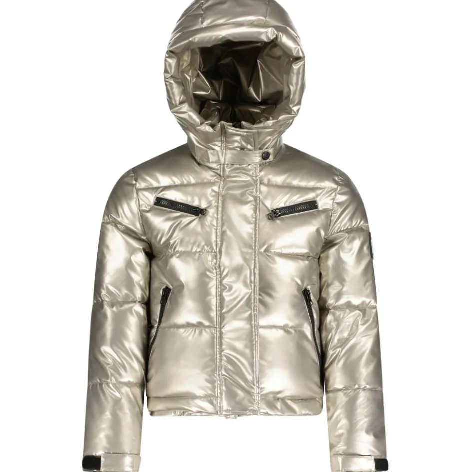 SuperRebel SPICY winterjas junior silver foil