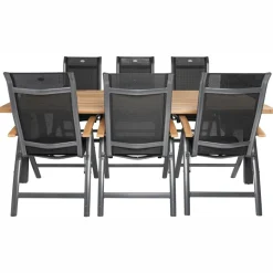 TASTE by 4 Seasons  Ambassador 240 x 100 cm Alice 6 tuinset teak