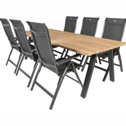 Online TASTE by 4 Seasons  Ambassador 240 x 100 cm Alice 6 tuinset anthracite