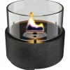 New Tenderflame Café 14 tafelvuur lava porcelain black
