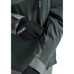 Discount Tenson Aerismo JackoRak winterjas heren coal green shell