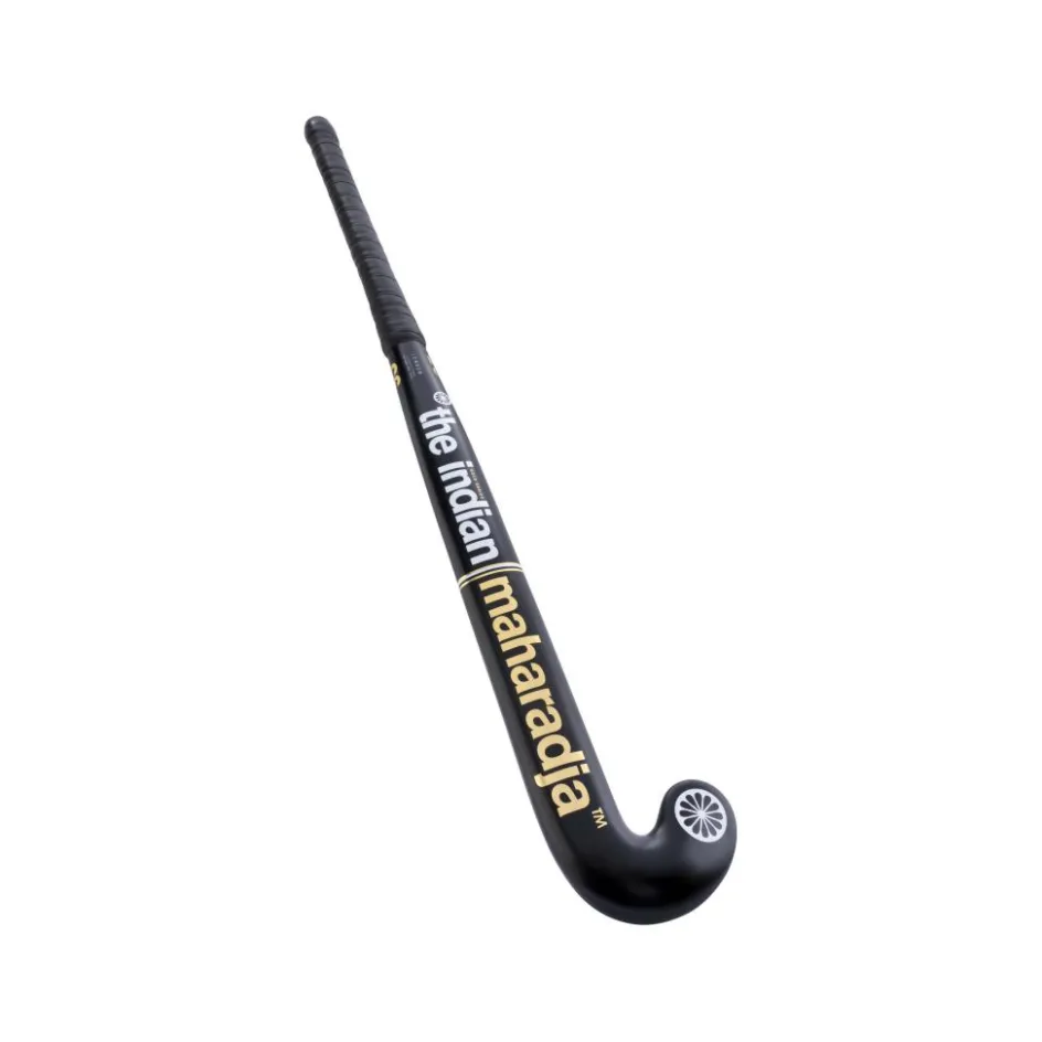 The Indian Maharadja Gold 95 Low Bow hockeystick black gold