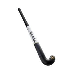 The Indian Maharadja  Gold 95 Low Bow hockeystick black white gold foil