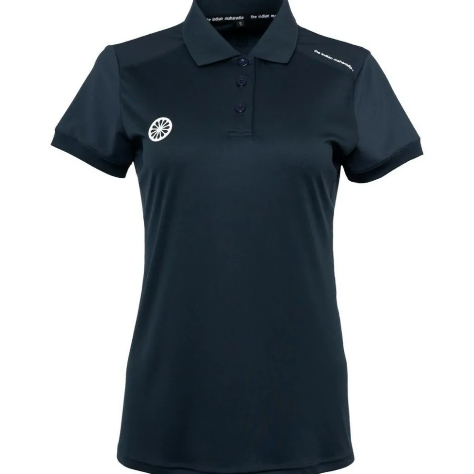 The Indian Maharadja Jaipur Performance Girls Polo hockeyshirt junior navy