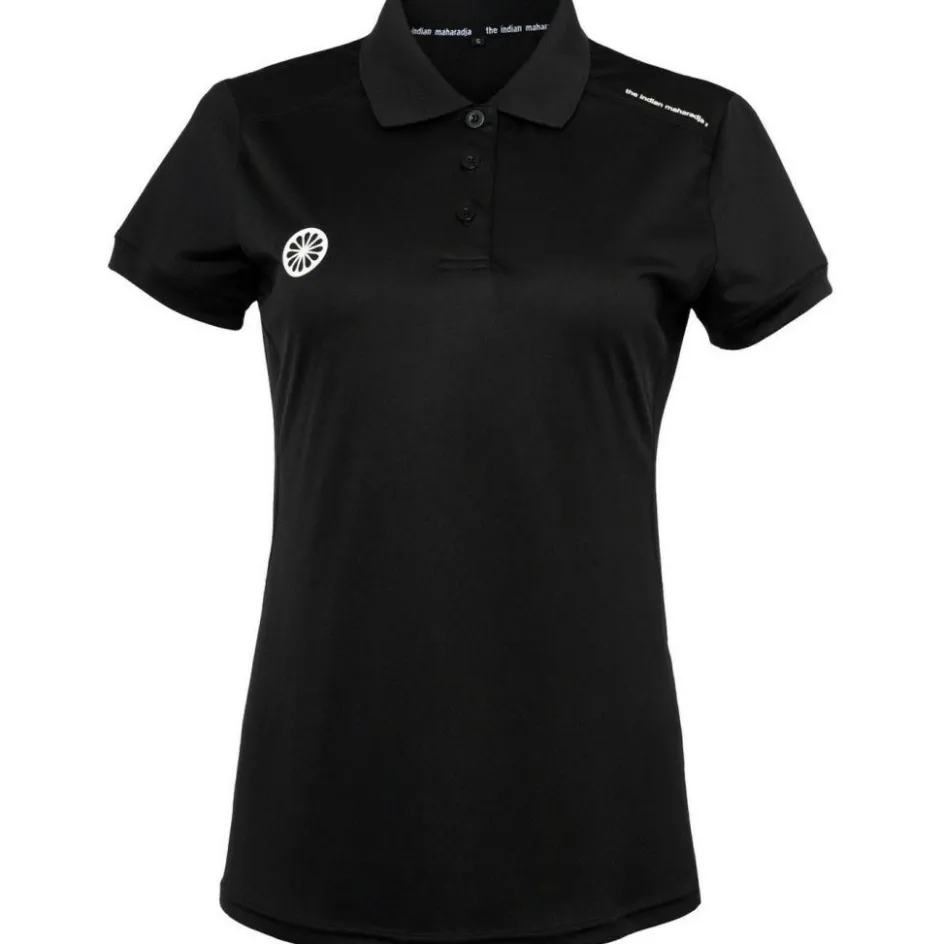 The Indian Maharadja Jaipur Performance Girls Polo hockeyshirt junior black