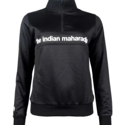 The Indian Maharadja  Poly Terry Half Zip hockeytrui dames black