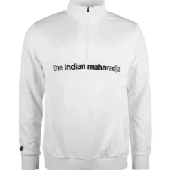 Online The Indian Maharadja  Poly Terry Half Zip hockeytrui heren white