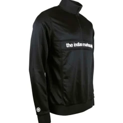 The Indian Maharadja  Poly Terry Half Zip hockeytrui heren black