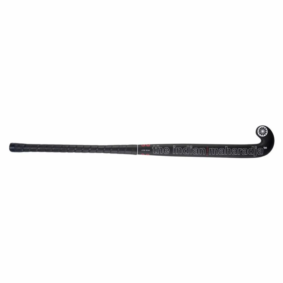 The Indian Maharadja Red 30 Low Bow hockeystick black white red 36,5 inch