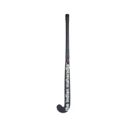 The Indian Maharadja  Red Mid Bow zaalhockeystick junior mulberry wood black white red