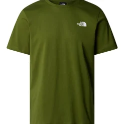 The North Face  Box NSE shirt heren woodland green TNF black