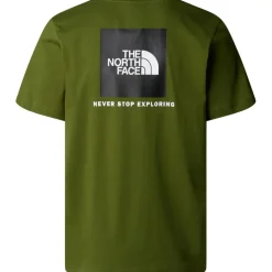 The North Face  Box NSE shirt heren woodland green TNF black