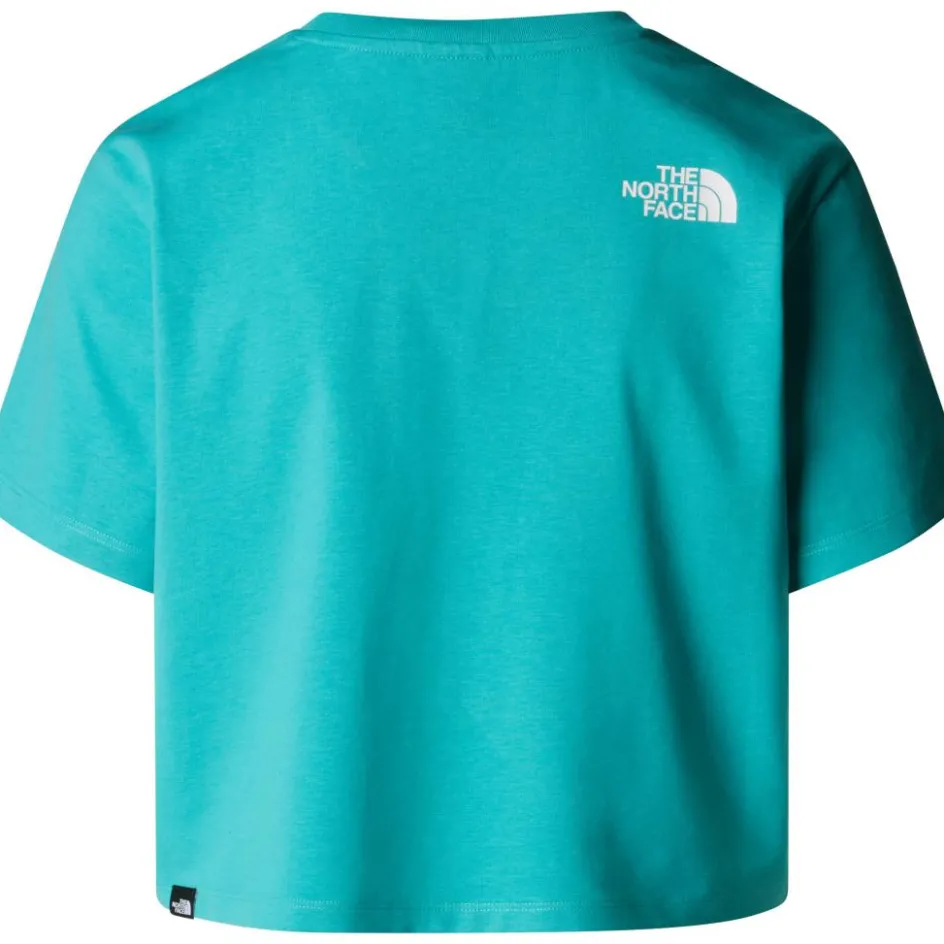 The North Face Cropped Simple Dome shirt dames vistula blue