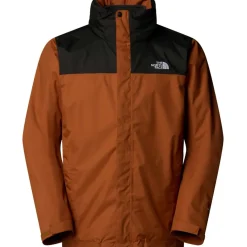Outlet The North Face Evolve II Triclimate 3-in-1 outdoor jack heren burnt umber asphalt