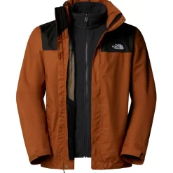 Outlet The North Face  Evolve II Triclimate 3-in-1 outdoor jack heren burnt umber asphalt