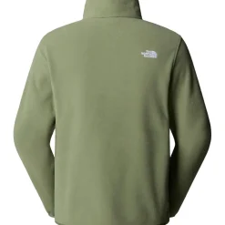 The North Face  Glacier Fleece 1/4 zip trui heren bark mist