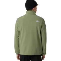 The North Face  Glacier Fleece 1/4 zip trui heren bark mist