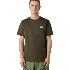Best The North Face  Simple Dome shirt heren taupe green