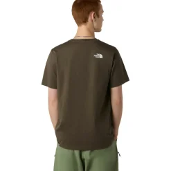 Best The North Face  Simple Dome shirt heren taupe green