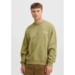 TheJoggConcept Rubi sweater heren split pea