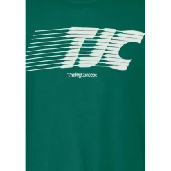 TheJoggConcept Silas Logo shirt heren evergreen