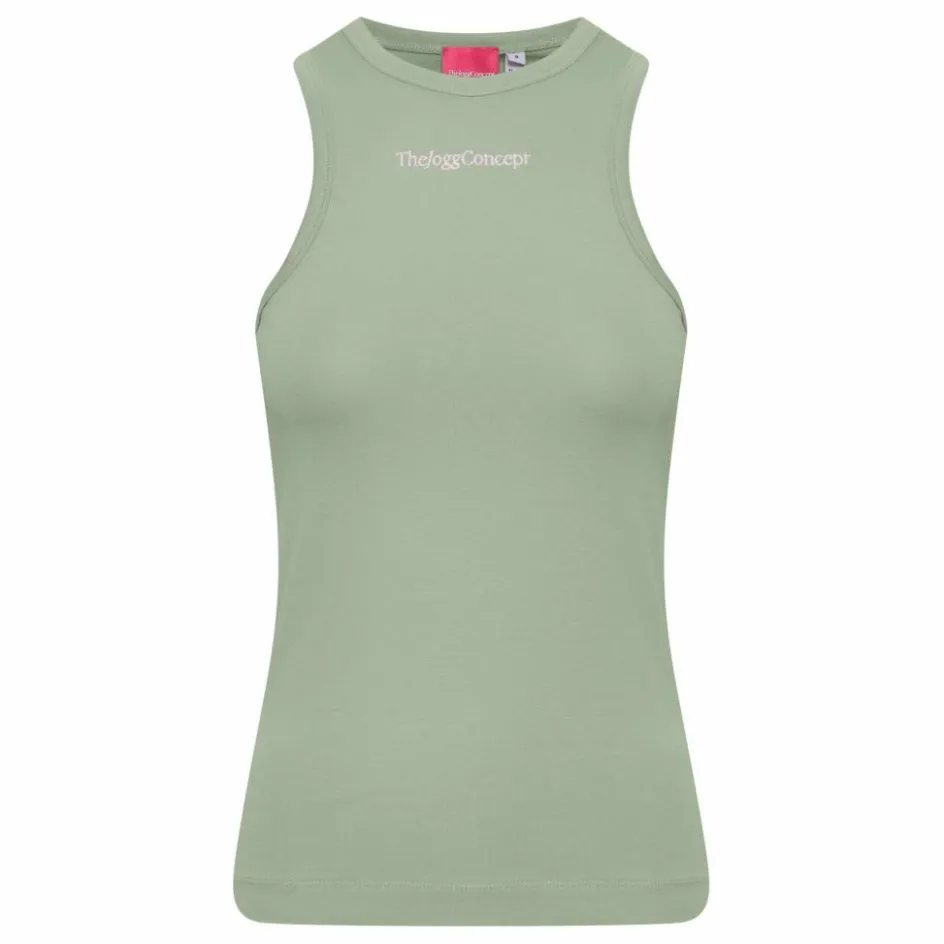 TheJoggConcept Simona tanktop dames frosty green