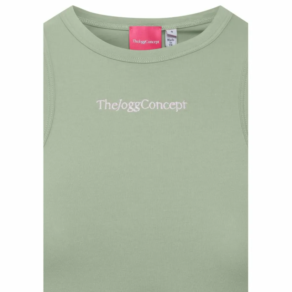 TheJoggConcept Simona tanktop dames frosty green