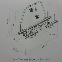 Clearance Thule Caravan Superb fietsendrager