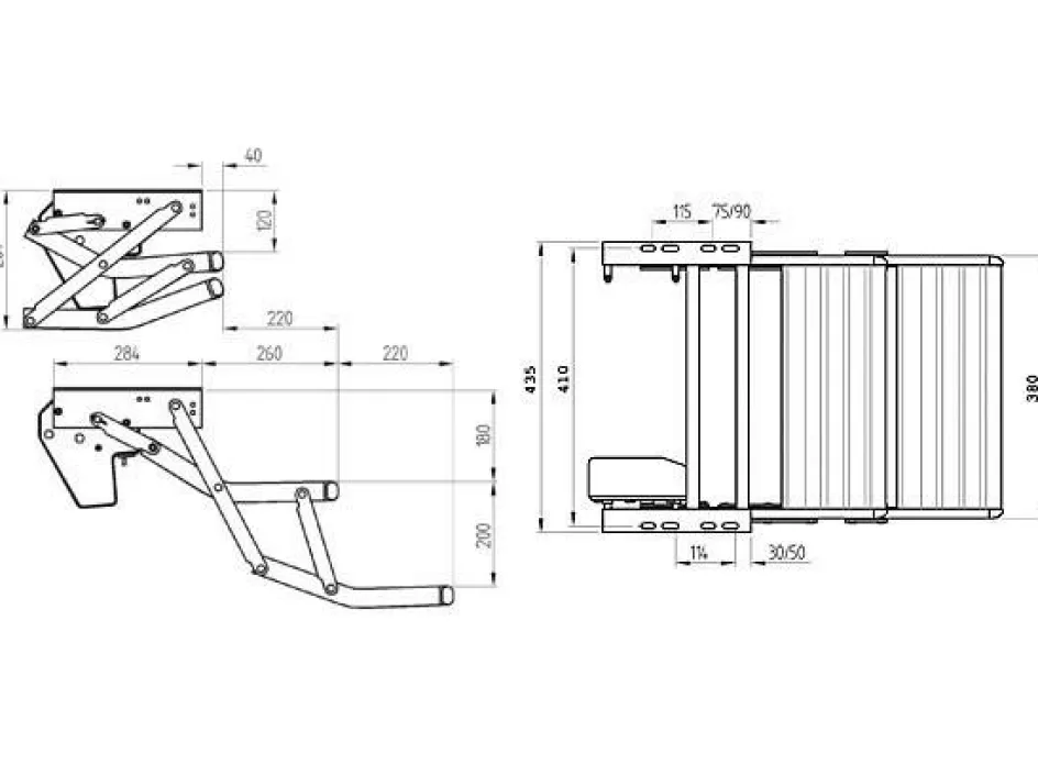 Hot Thule Omni-Step 12 volt Double 380 opstaptrede