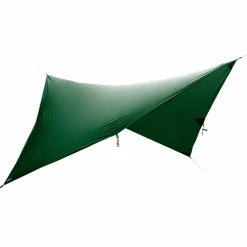 Ticket To The Moon  Silnylon Ultralight tarp 250 x 250 cm green