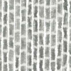 Travellife Chenille Streep vliegengordijn 185 x 56 cm grey white