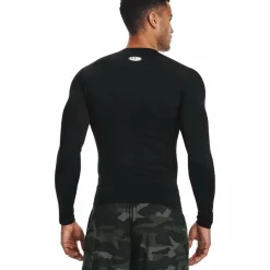 Under Armour  HeatGear LS shirt heren black white