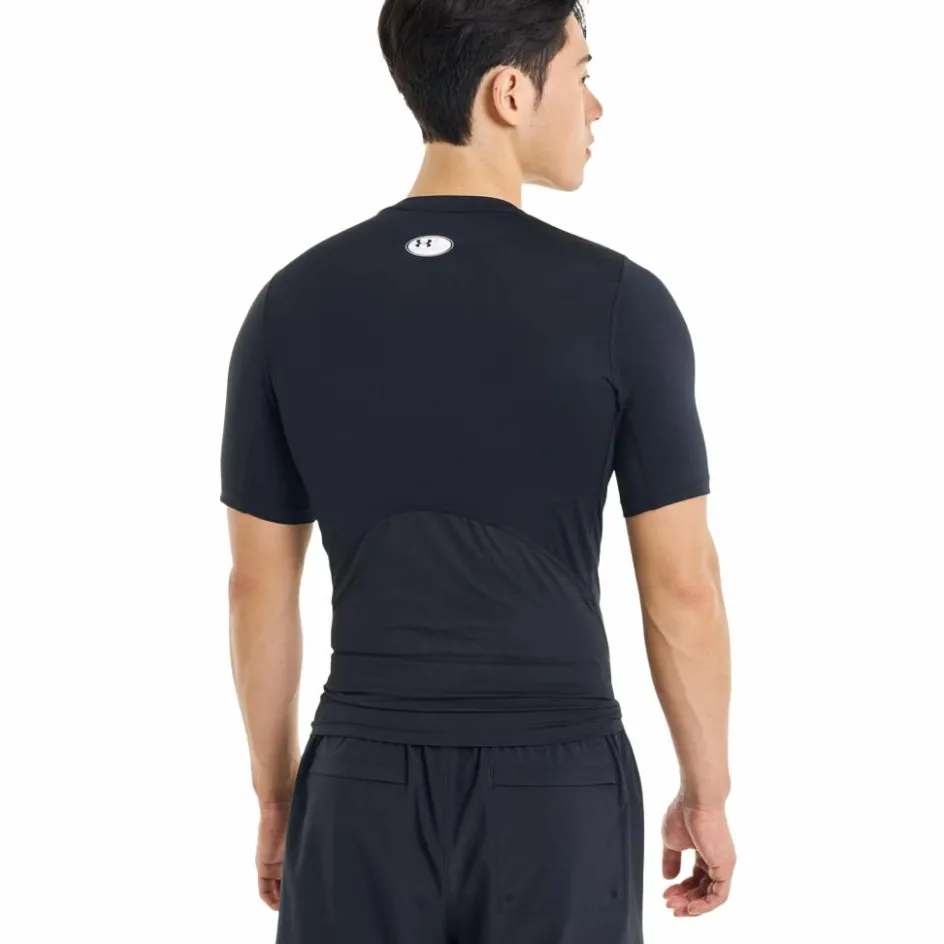 Under Armour HeatGear SS shirt heren black white