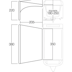 Vango Airbeam Sky Canopy caravanluifel 350 cm