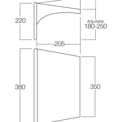 Vango Airbeam Sky Canopy caravanluifel 350 cm