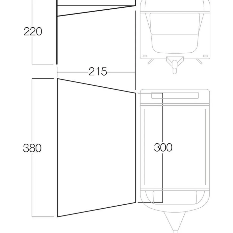 Vango Poled Sun Canopy caravanluifel