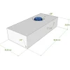 New Vecam Watertank 70 liter 90 x 40 x 20 cm wit