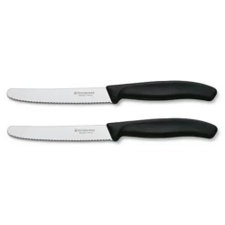 Clearance Victorinox Tafelmes zwart 2 stuks