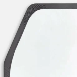 Outlet Walra Travel Jersey hoeslaken Frans bed links antraciet