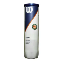 Outlet Wilson Roland Garros All Court tennisballen 4-pack geel
