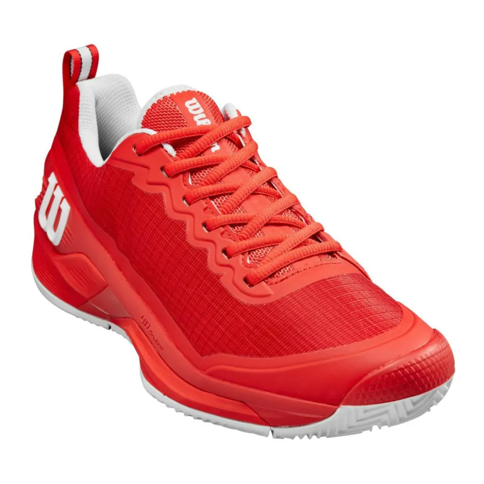 Discount Wilson Rush Pro 4.5 Clay tennisschoenen heren red white