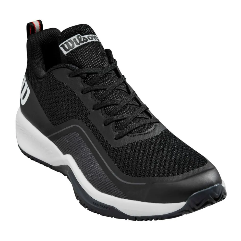 Wilson Rush Pro Lite padelschoenen heren black ebony white