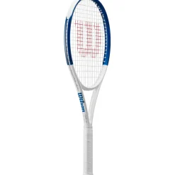 Best Wilson US Open Clash 100 V2 tennisracket white blue