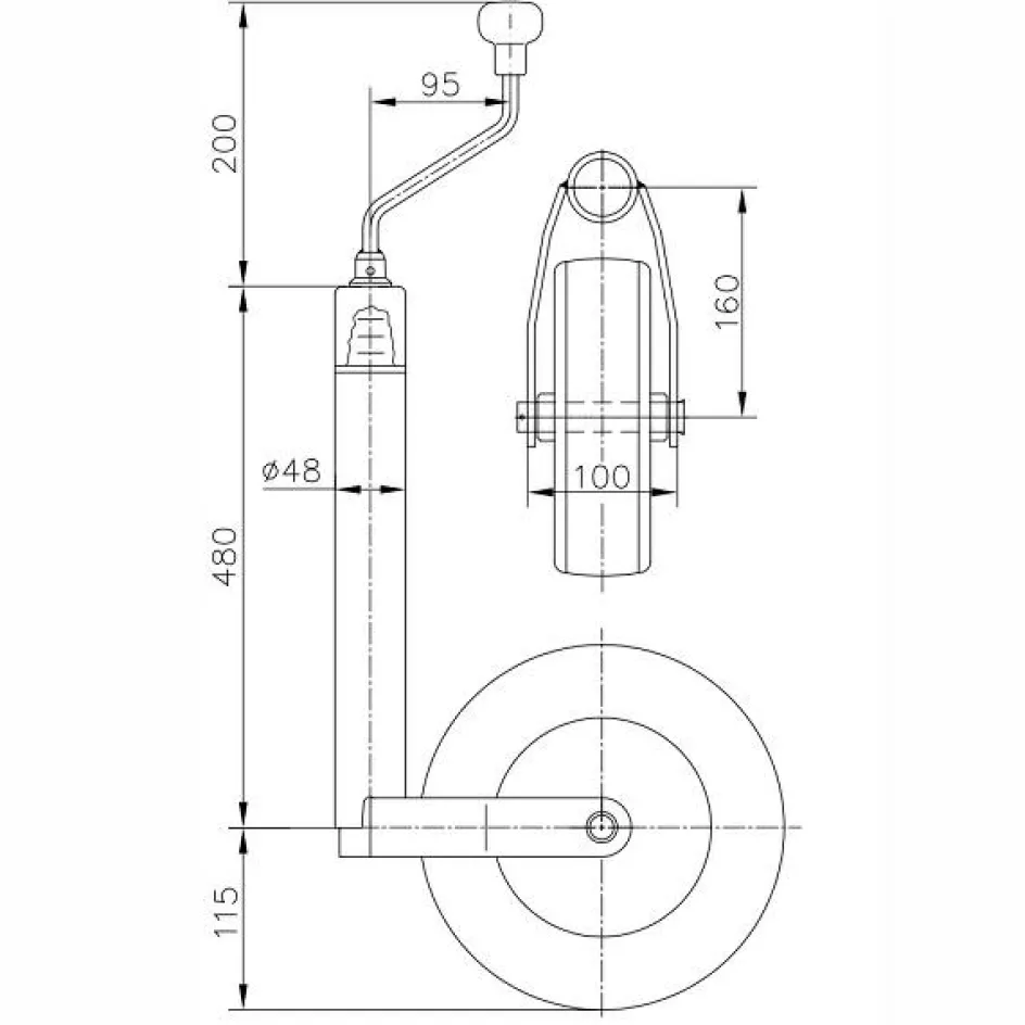 Sale Winterhoff Premium neuswiel met kogeldrukmeter