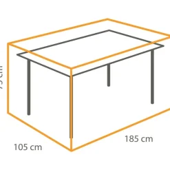 Winza Outdoor Covers  Premium beschermhoes tafel 185 x 105 x 75