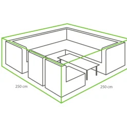 Outlet Winza Outdoor Covers  Premium loungeset hoes 250 x 250 x 75